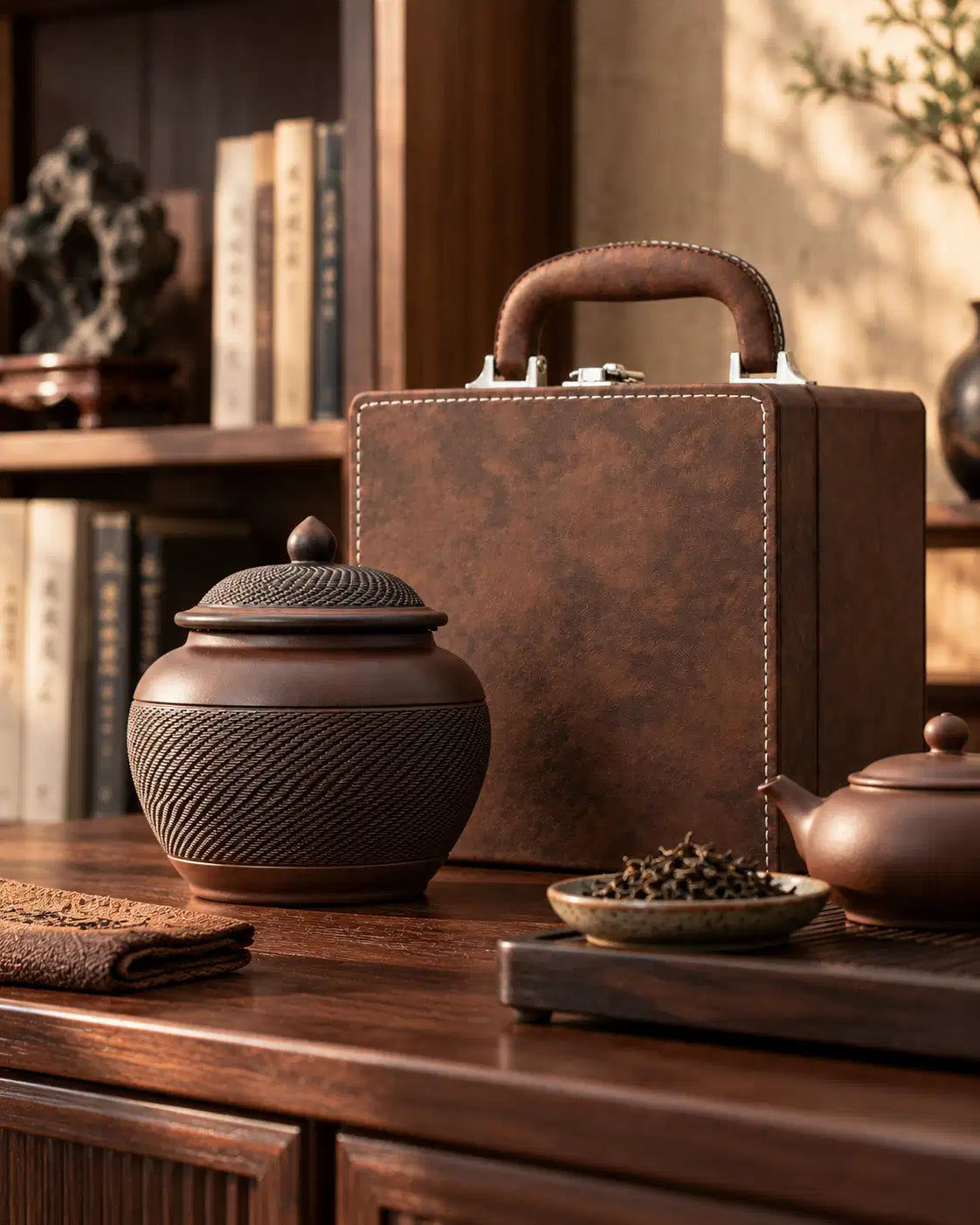 Jiangjun Zisha Storage Jar