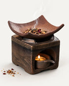 Koro Ceramic Incense Burner and 8 Tealights