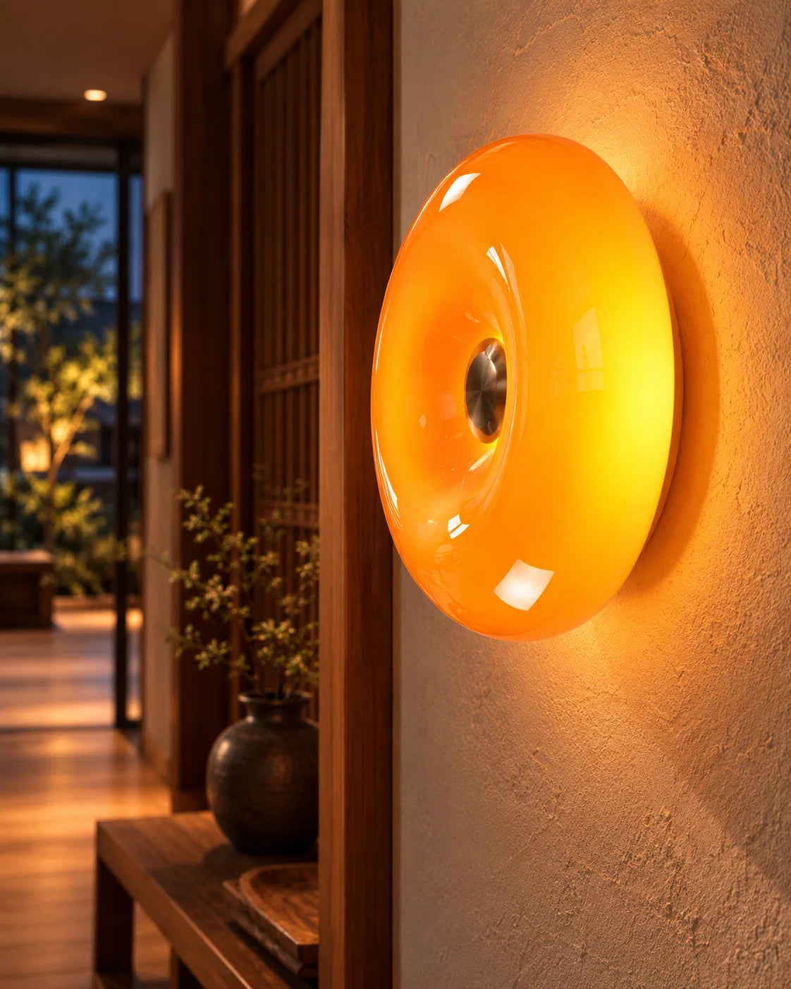 Mikan Glass Lamp