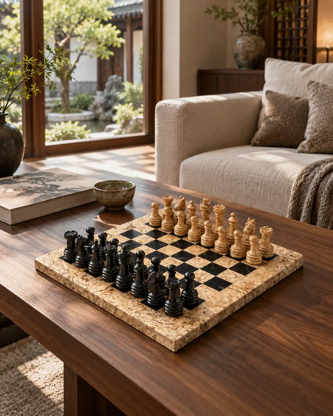 Seki Stone Chess Set