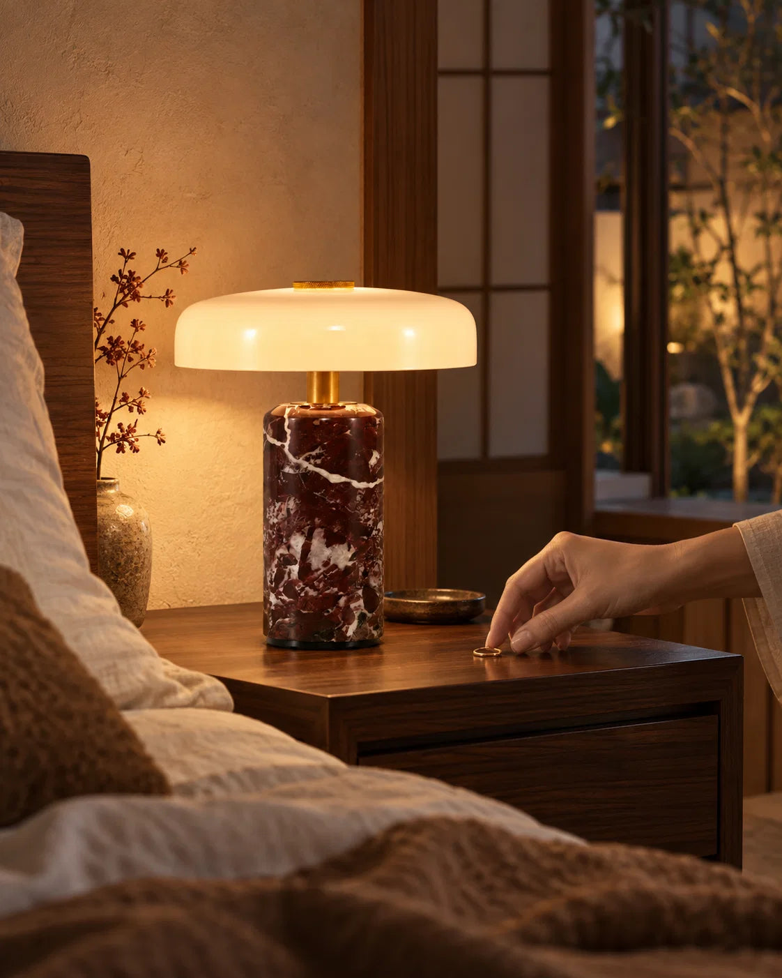 Akane Marble Table Lamp