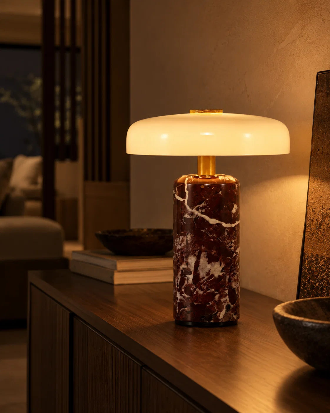 Akane Marble Table Lamp
