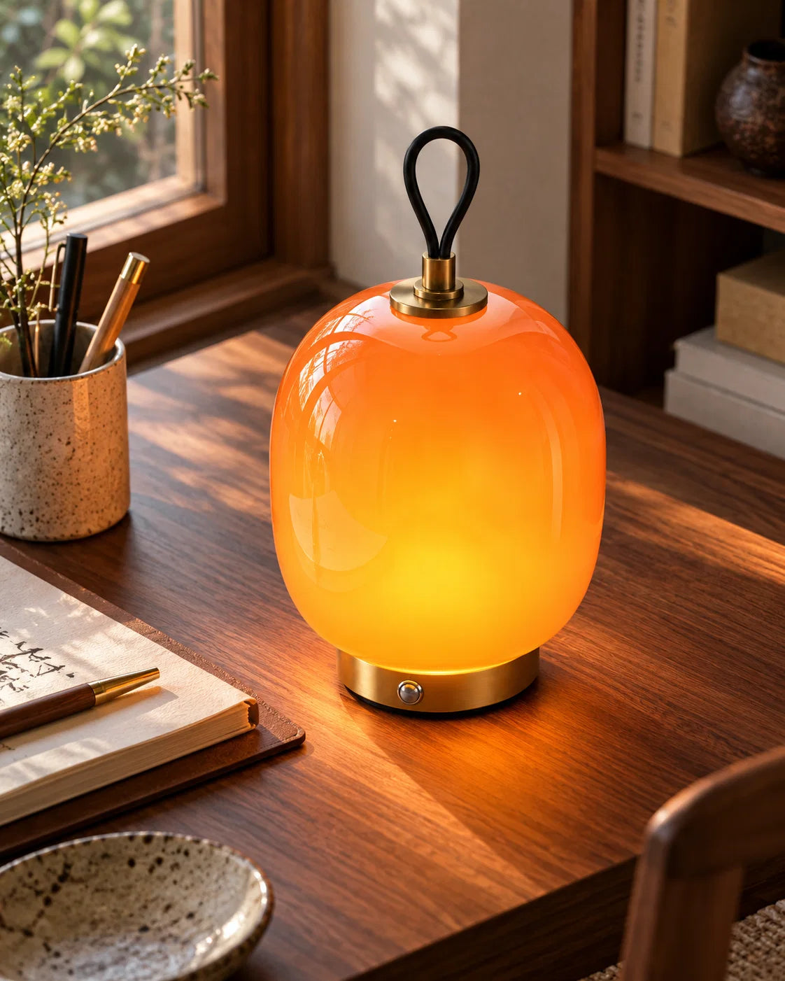 Kaki Glass Lantern