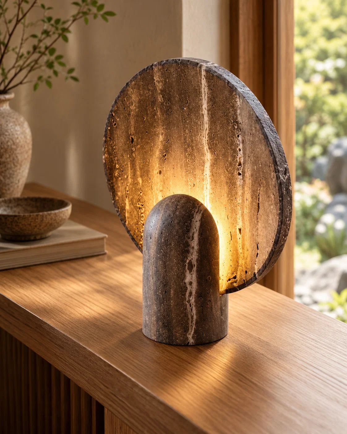 Tsuki Marble Table Lamp