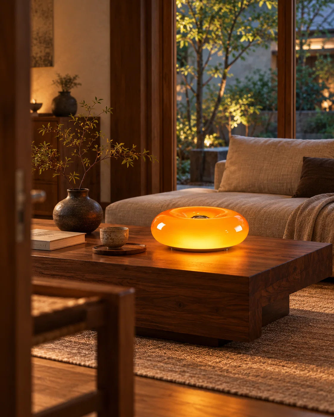 Mikan Glass Lamp