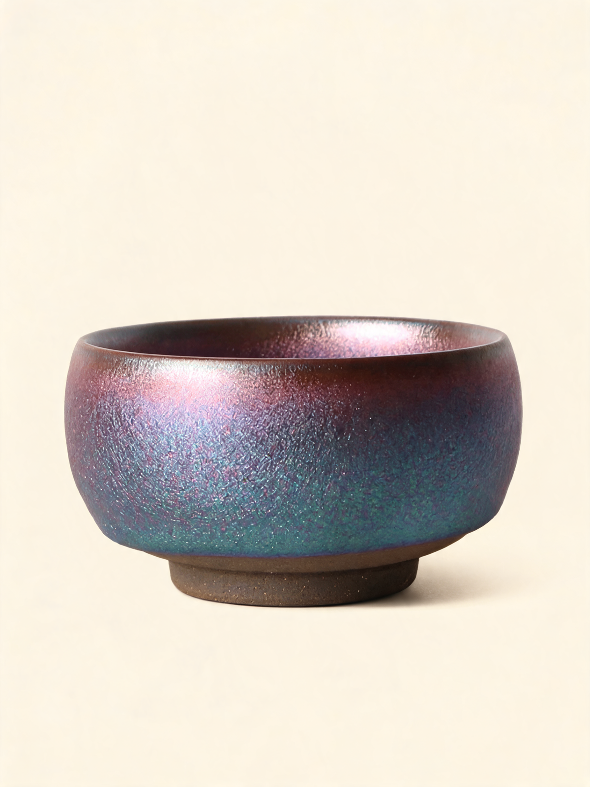 Aurora Zen Cup iridescent Jian ware inspired tea cup