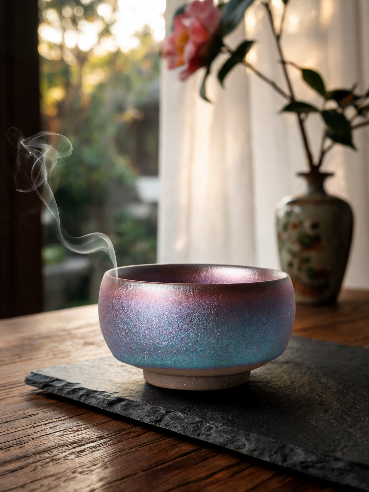 Aurora Zen Cup high temperature fired stoneware surface
