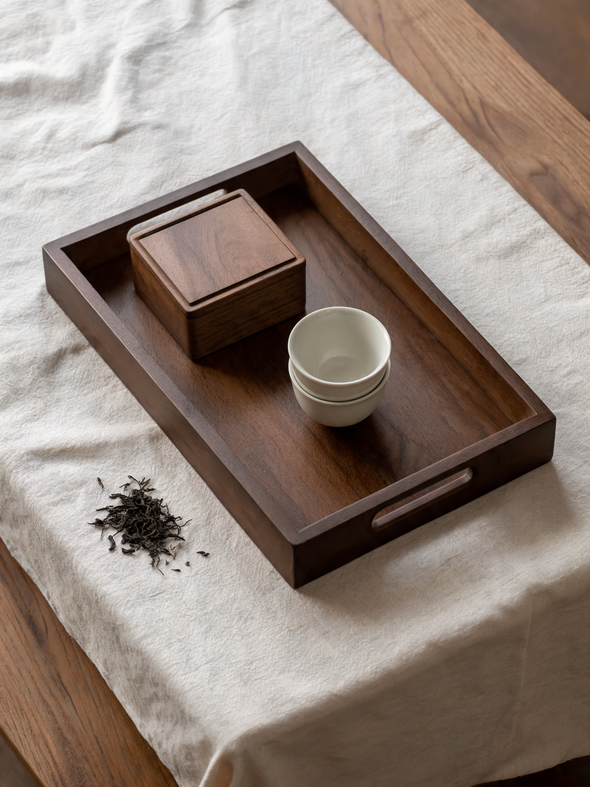 Bamboo Serving Tray lightweight tray for tea, breakfast and serving