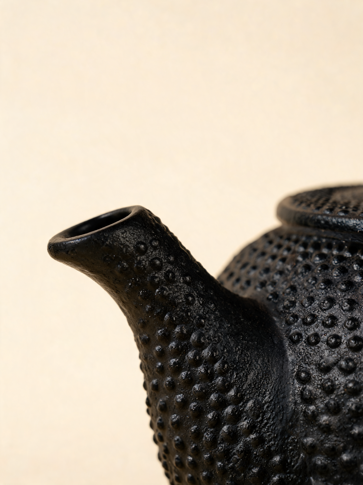 Hira teapot shown from a side angle
