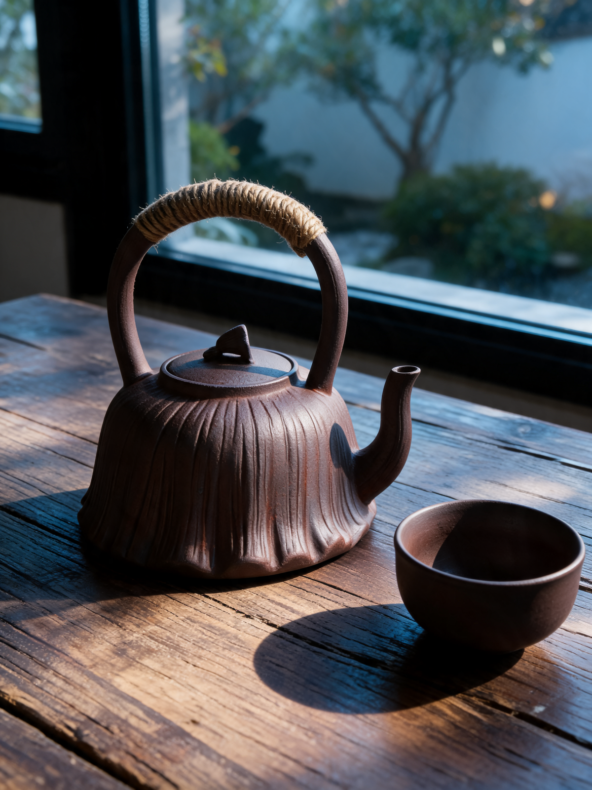 Lianpeng teapot shown from a side angle