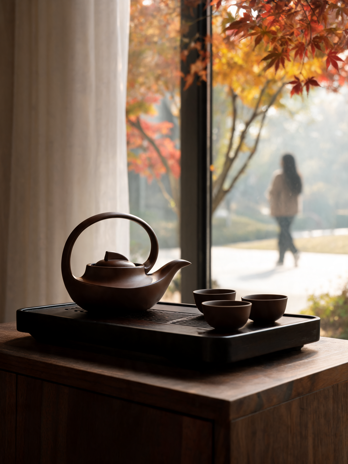 Liu Shui Teapot 370 ml handmade zisha teapot