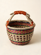 Panier Rubans en Jonc de Mer Tressé