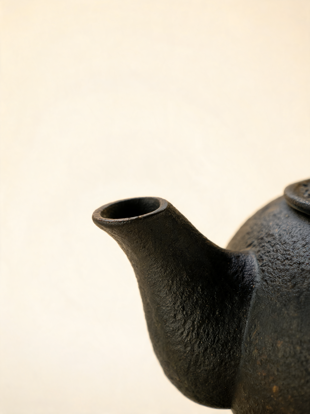 Yotsuba teapot enamel lined interior and integrated filter